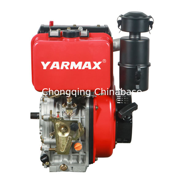 O ar de 11.8HP 8.1kW refrigerou motor diesel do curso 195F YARMAX do cilindro 4 do motor diesel o único