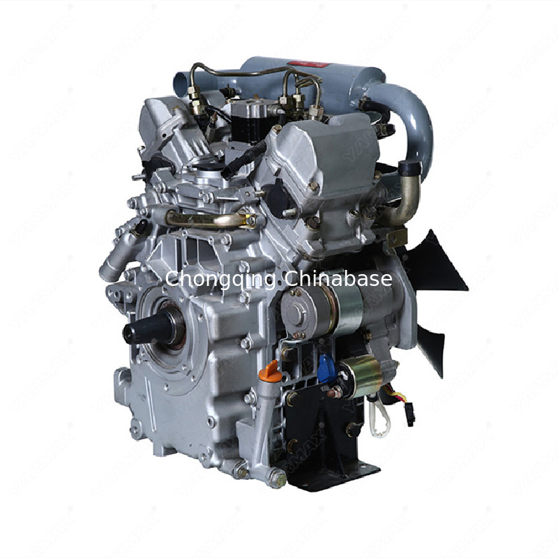 Motor diesel refrigerado a água de baixo ruído 2V80 17,6HP 13,0kW V Twin 4 tempos