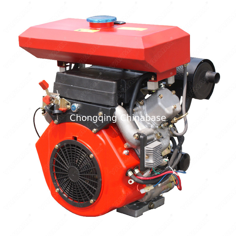 Motor Diesel KAMA 2V88 19HP refrigerado a ar 14kW Dois cilindros V Twin 4 tempos Baixo ruído