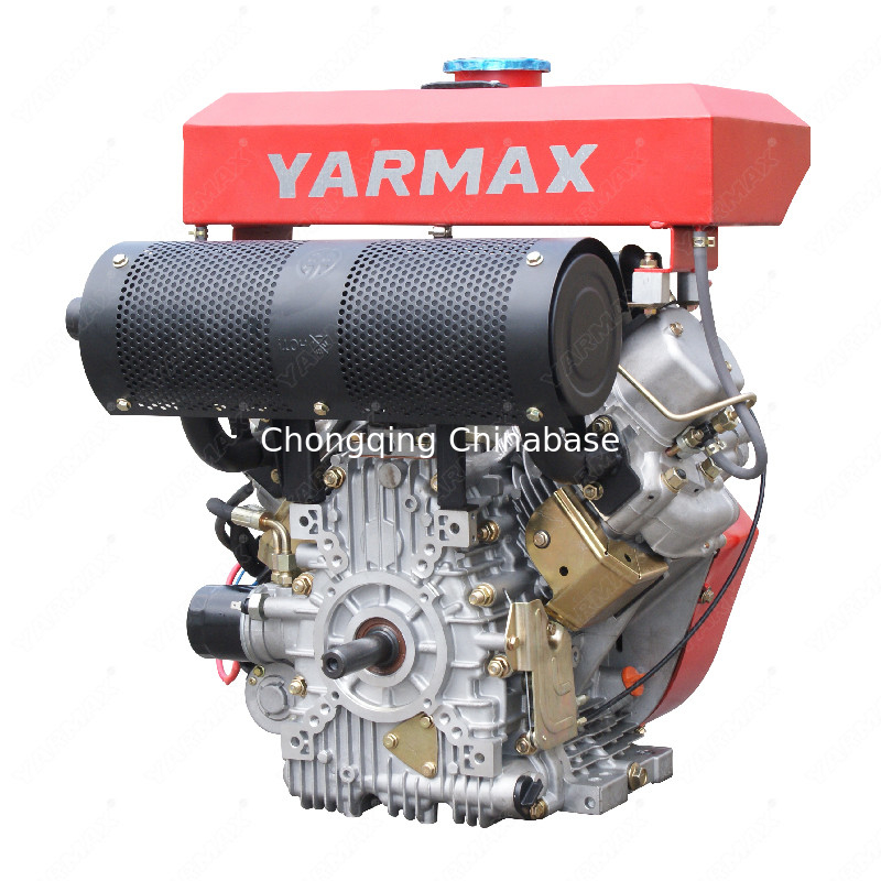 Motor Diesel KAMA 2V88 19HP refrigerado a ar 14kW Dois cilindros V Twin 4 tempos Baixo ruído