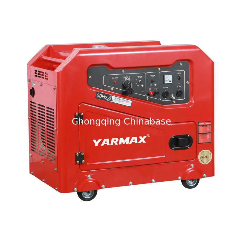 Gerador Diesel Silencioso Portátil YM13800T 9,6 KW 10,4 KW 1105FE Cilindro Único